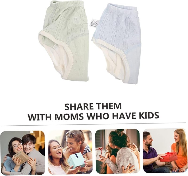 Breathable Cotton Training Pants For Boys Girls Size 28X22CM Potty Elastic Side - Image 2